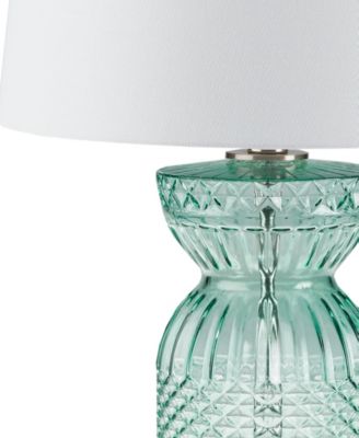 510 Design Luxuria Textured Glass and Acrylic Base Table Lamp
