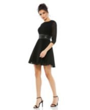 Macy's black short dress store