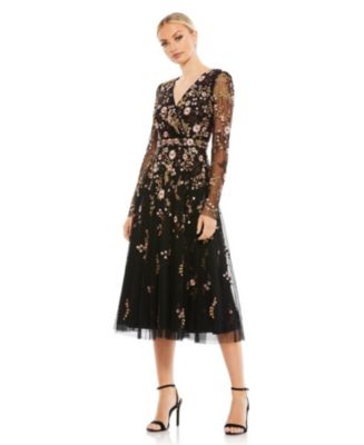 Floral embroidered cocktail dress online