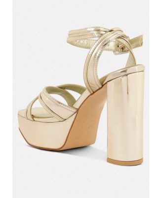 Womens Nyle Platform Heeled Sandals