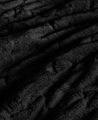 Blair Ruched 3-Pc. Faux Fur Comforter Set, Full/Queen