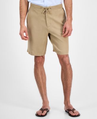 Men's 100% Linen Drawstring Shorts