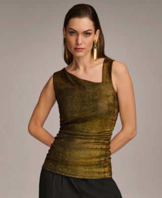Donna Karan New York - Women's Sleeveless Metallic Top