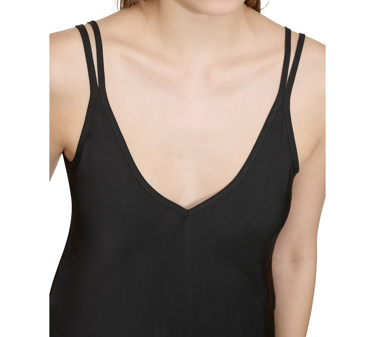 Dkny Jeans Women's Pullover Strappy V-Neck Camisole - Blk