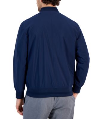 Men's Regular-Fit Water-Resistant Full-Zip Bomber Jacket