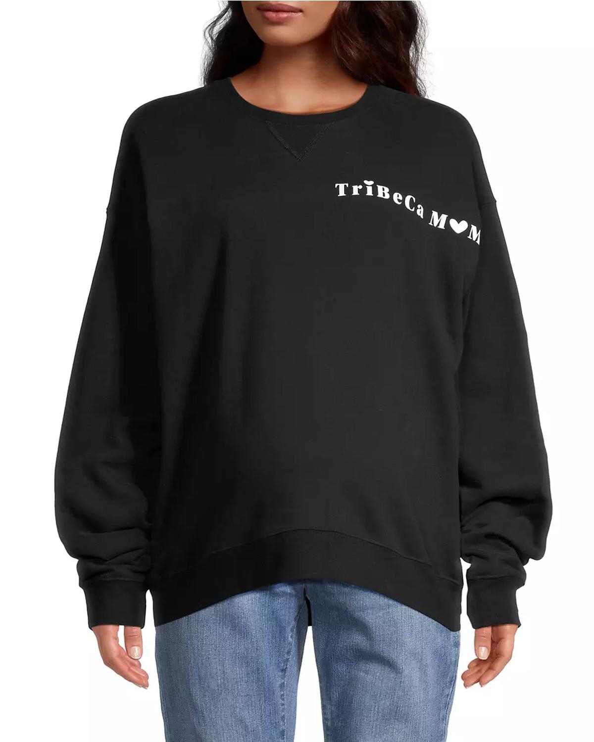 Women's Tribeca Mom Sweatshirt - Black