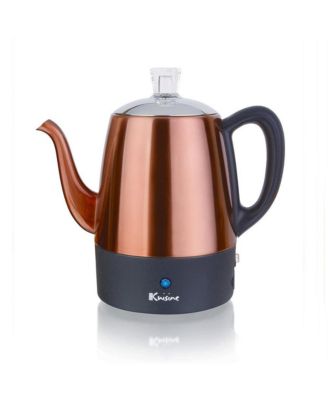 Electric 4 Cup Percolator- Copper Finish - 800 Watts