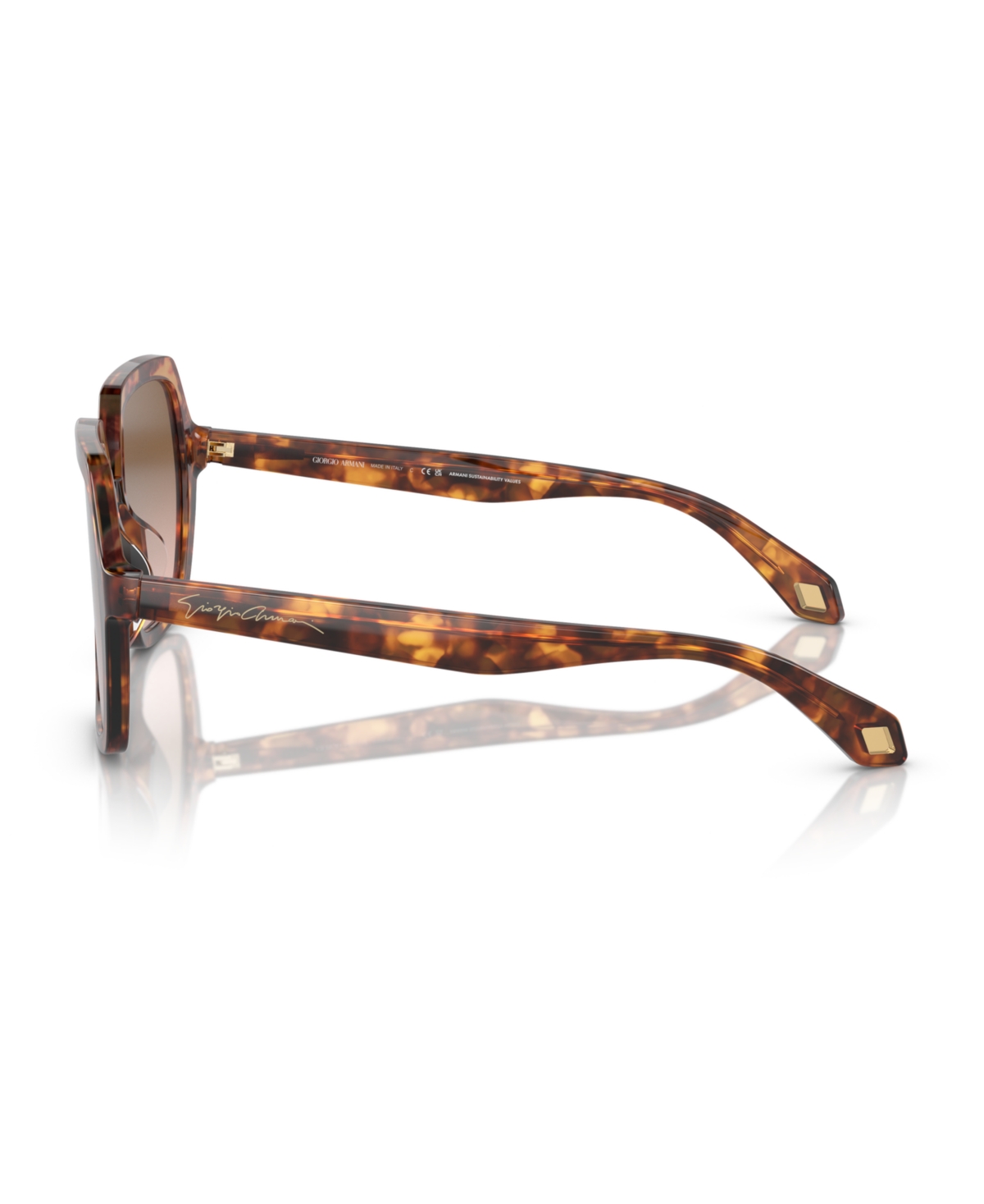 Giorgio Armani Women's Sunglasses, Gradient AR8193U - Red Havana