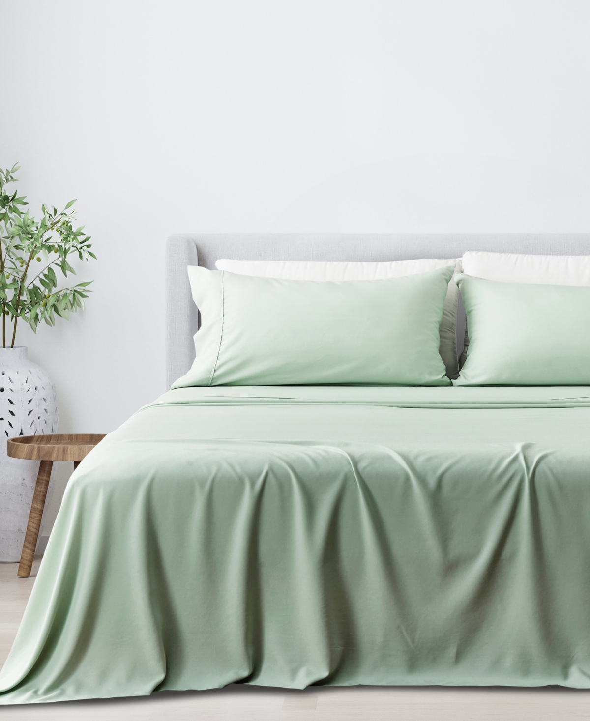 Premium Comforts Rayon from Bamboo Blend Wrinkle Resistant 4-Pc. Sheet Set,