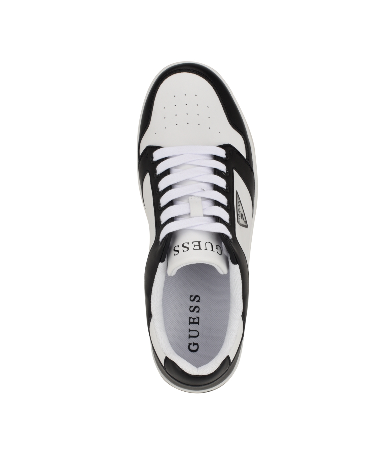 Guess Men's Udolf Low Top Lace Up Fashion Sneakers - White