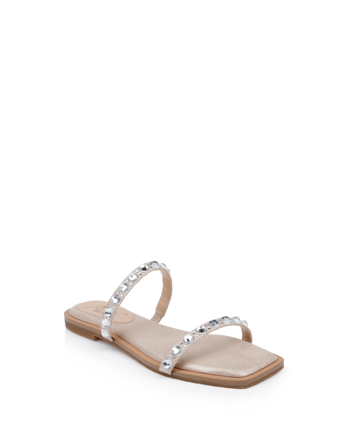 Women's Honesty Evening Flat Sandals - Silver