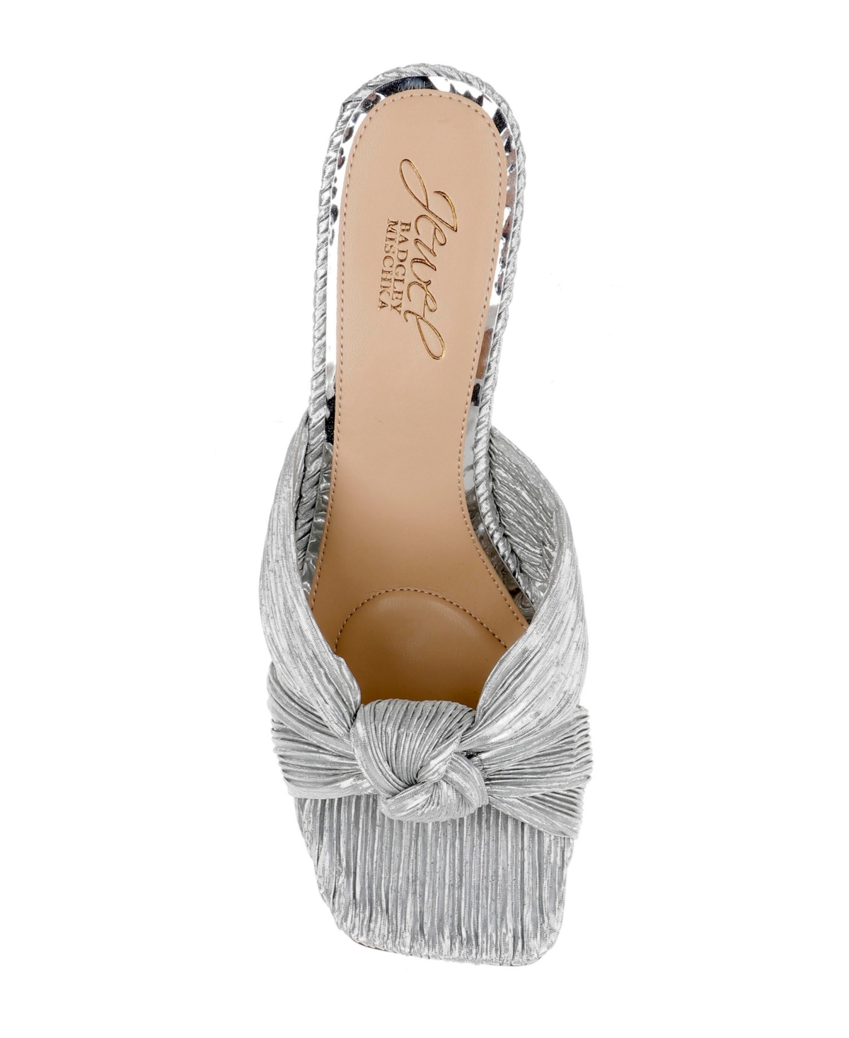 Jewel Badgley Mischka Women's Hype Knot Wedge Evening Sandals
