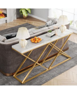 72-inch Tall Bookcase, Modern 6-Tier White Library Bookshelf with Storage Shelves