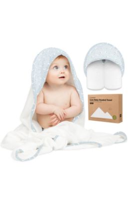 Luxe Baby Hooded Towel, Baby Bath Towel, Hooded Baby Towels, Baby Beach Towel for Newborn, Kids