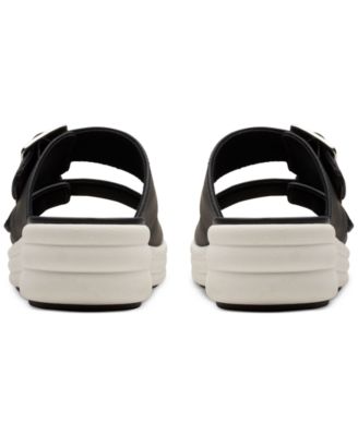 Women's Drift Buckle Slip-On Slide Wedge Sandals