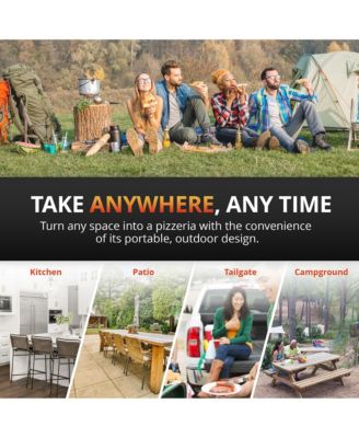 12" Portable Electric Indoor and Outdoor Pizza Oven with Accessory Kit