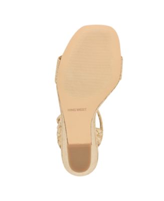 Women's Nerisa Square Toe Woven Wedge Sandals