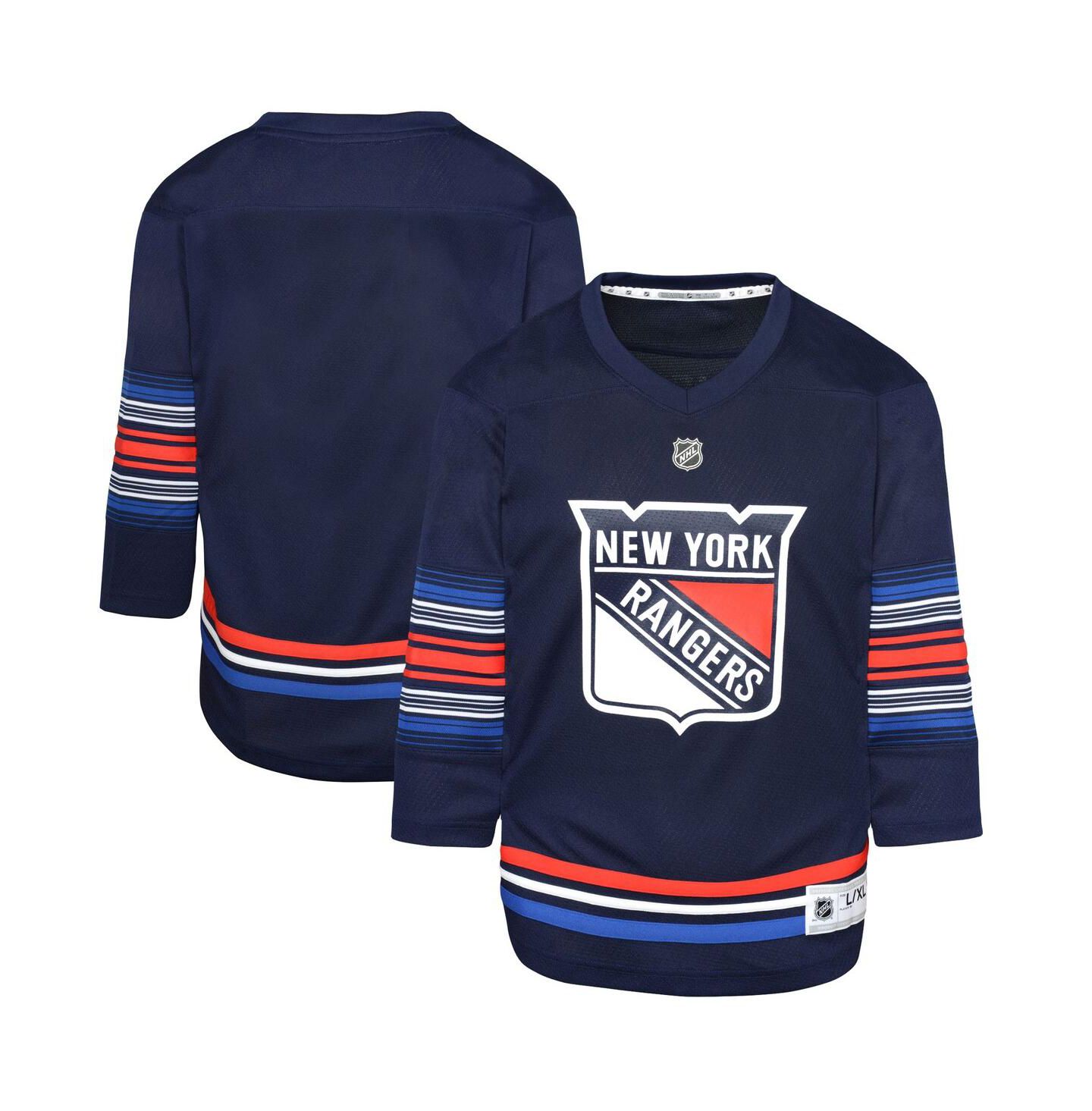 Детская джерси Outerstuff New York Rangers Alternate Replica, цвет тёмно-синий — фото 1