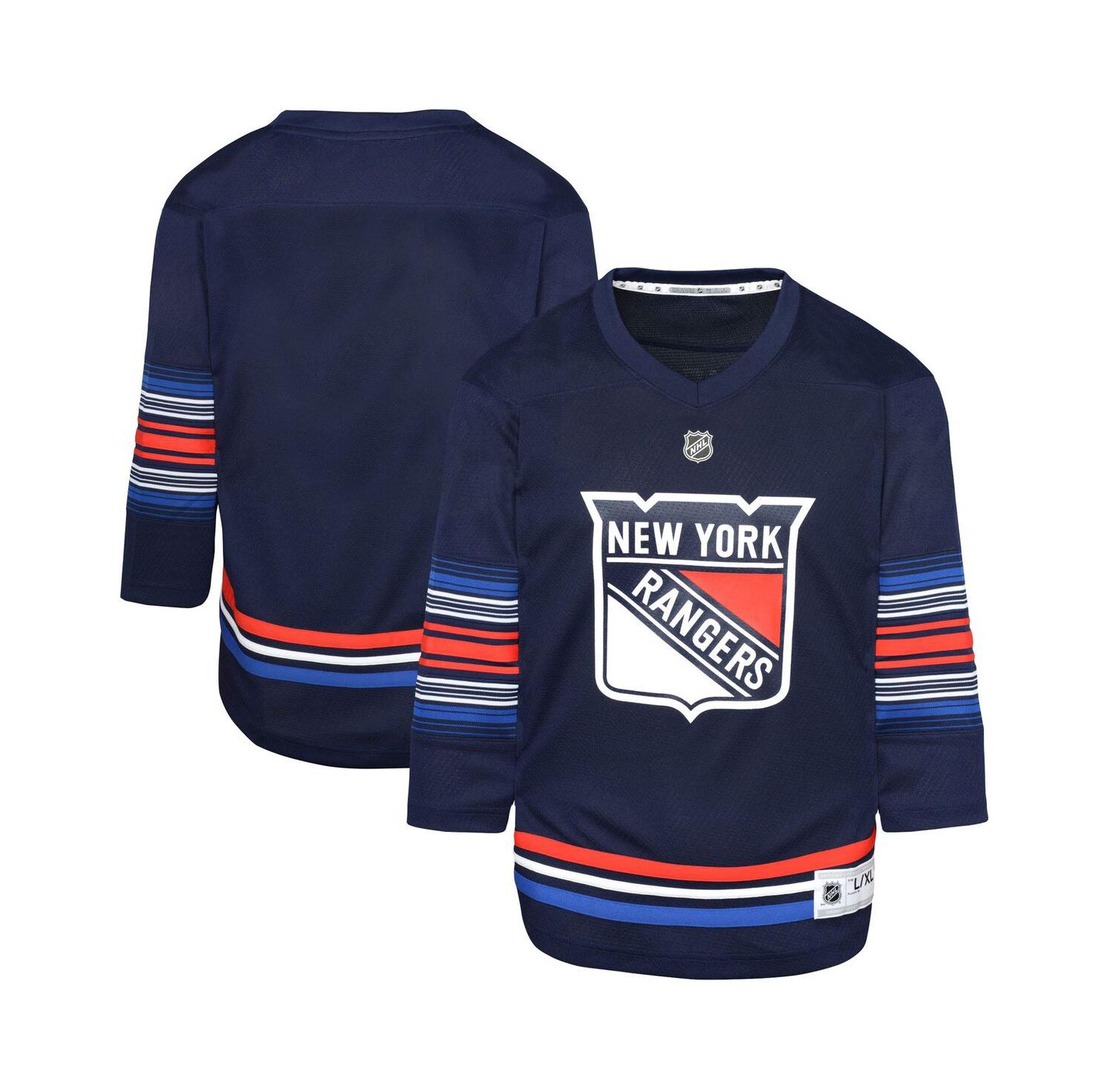Big Boys Navy New York Rangers Alternate Replica Jersey