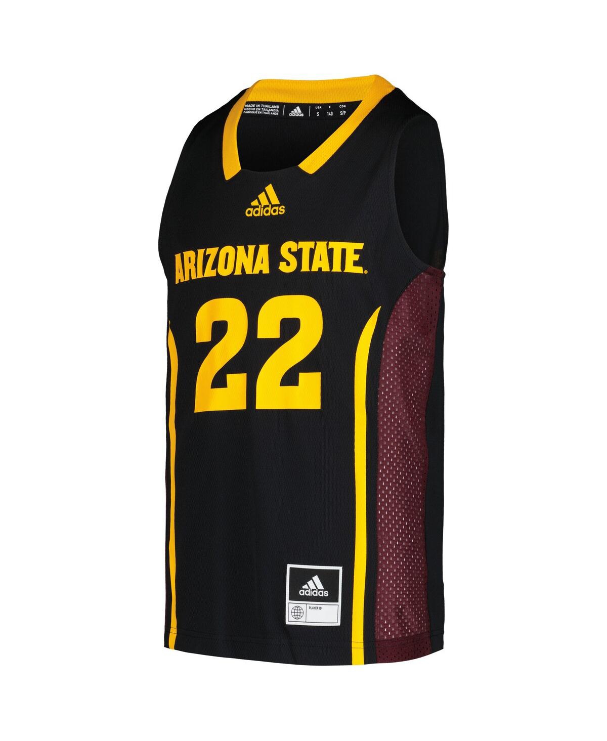 Big Boys adidas #22Arizona State Sun Devils Swingman Jersey - Black