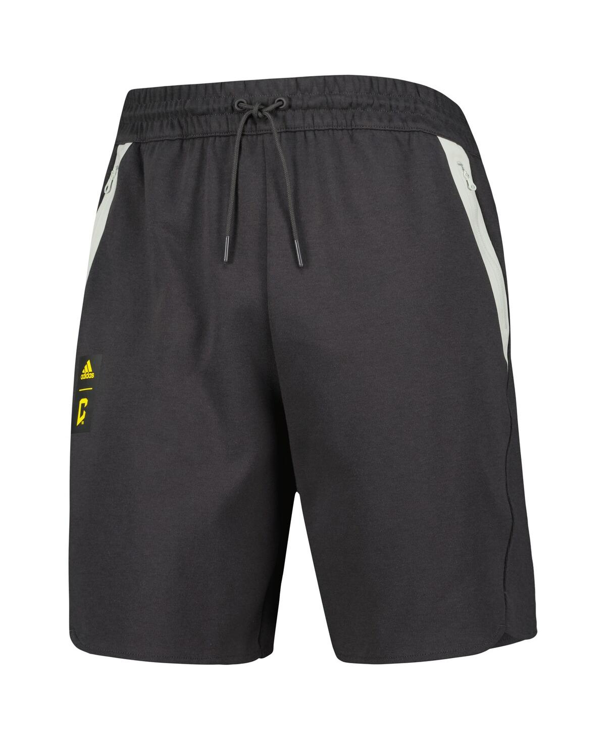 Men's adidasColumbus Crew 2023 Player Travel Shorts - Charcoal