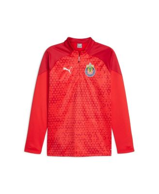 Men's Red Chivas 2023/24 Quarter-Zip Fleece Top