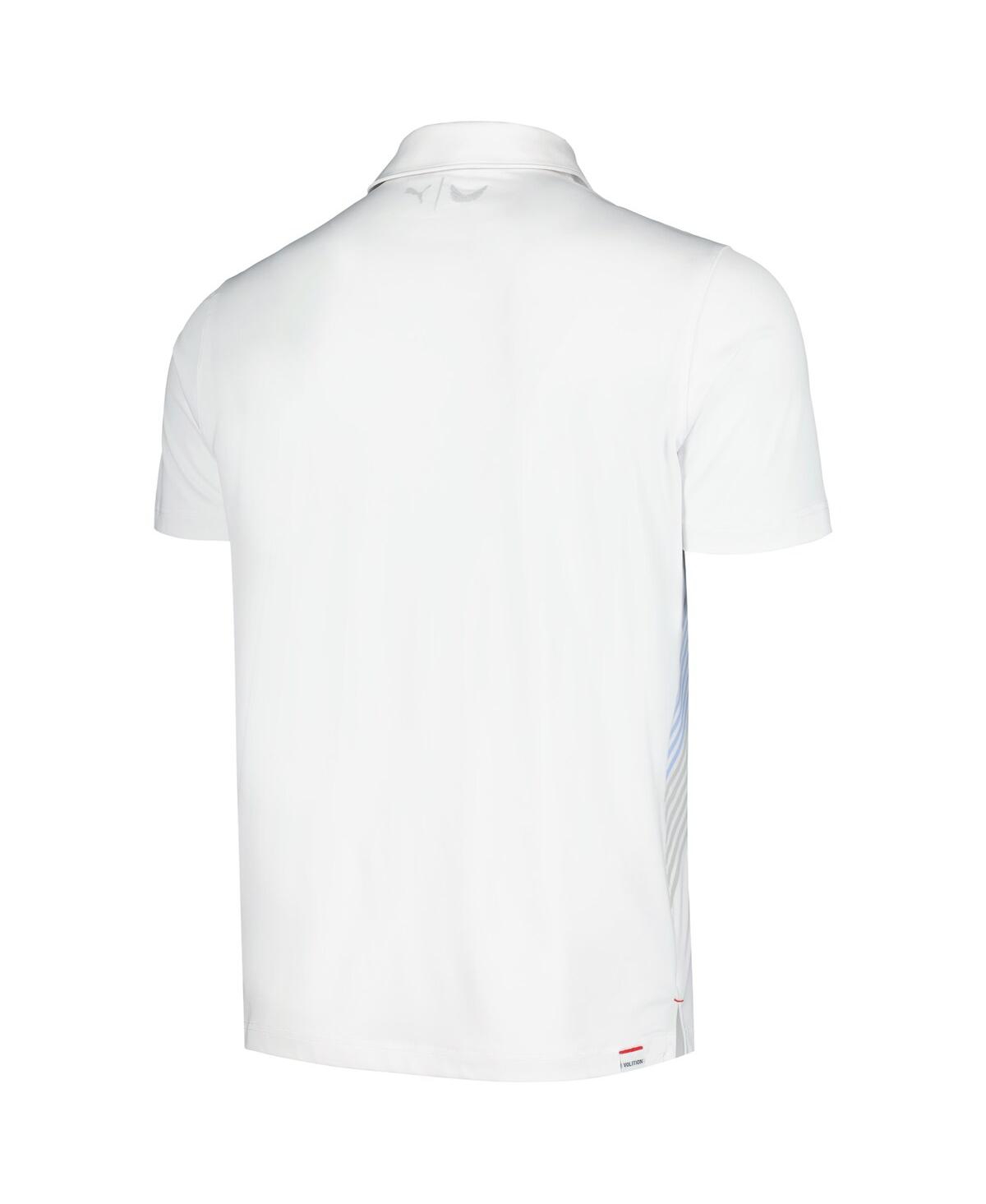 Men's PumaThe Players Volition Jet Polo Shirt - White