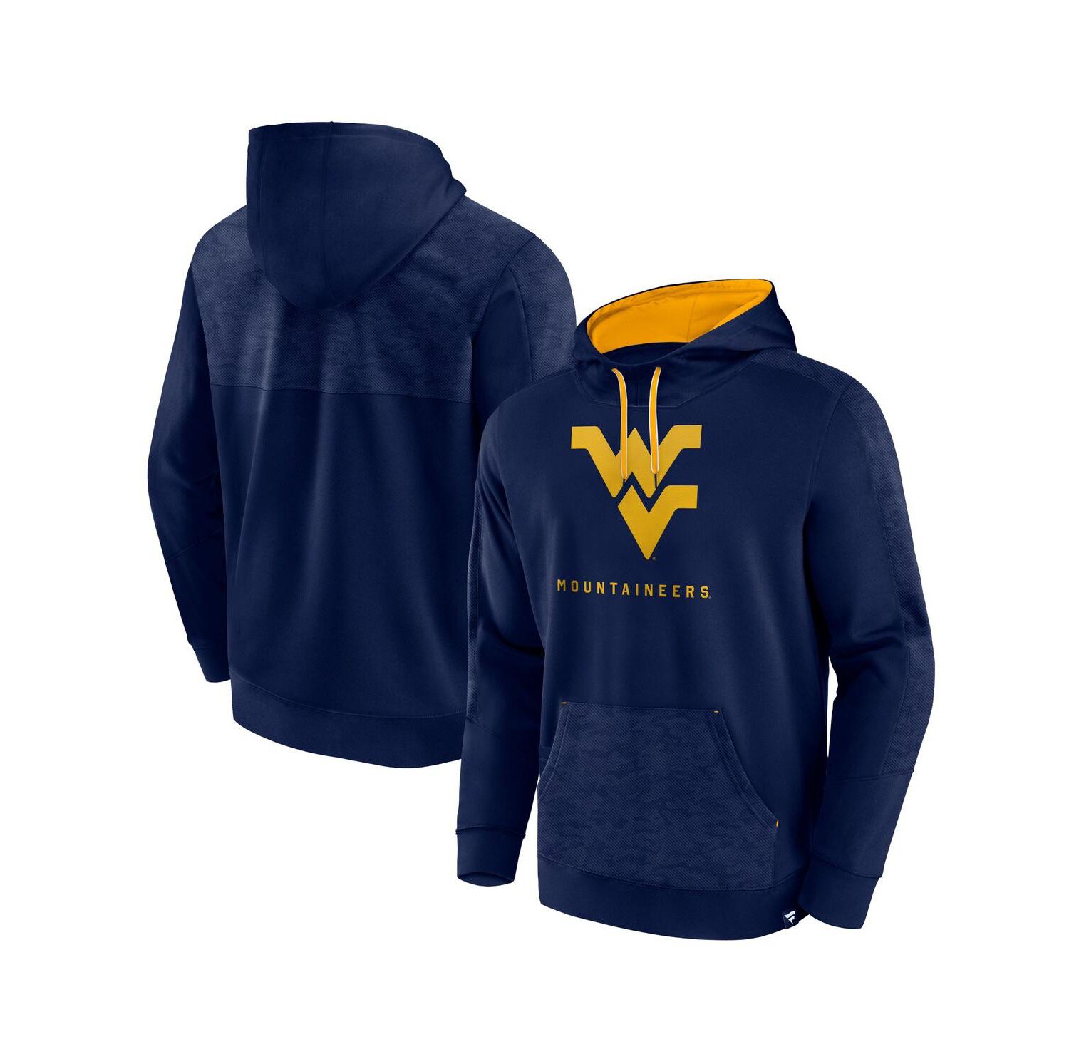 Men's Navy West Virginia Mountaineers Defender Pullover Hoodie