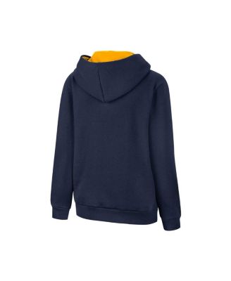 Big Boys Navy West Virginia Mountaineers Lead Guitarists Pullover Hoodie