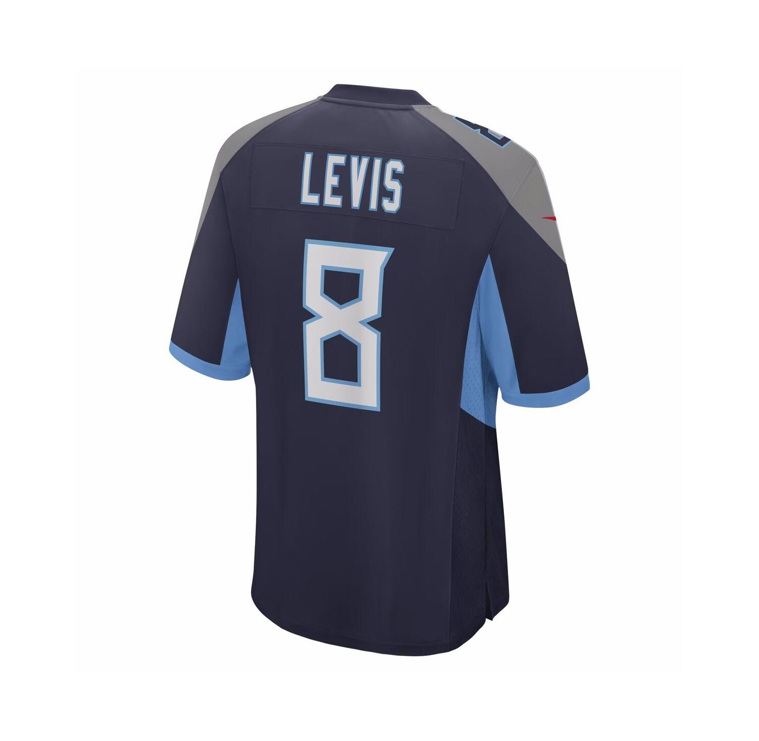 Big Boys Will Levis Navy Tennessee Titans Game Jersey