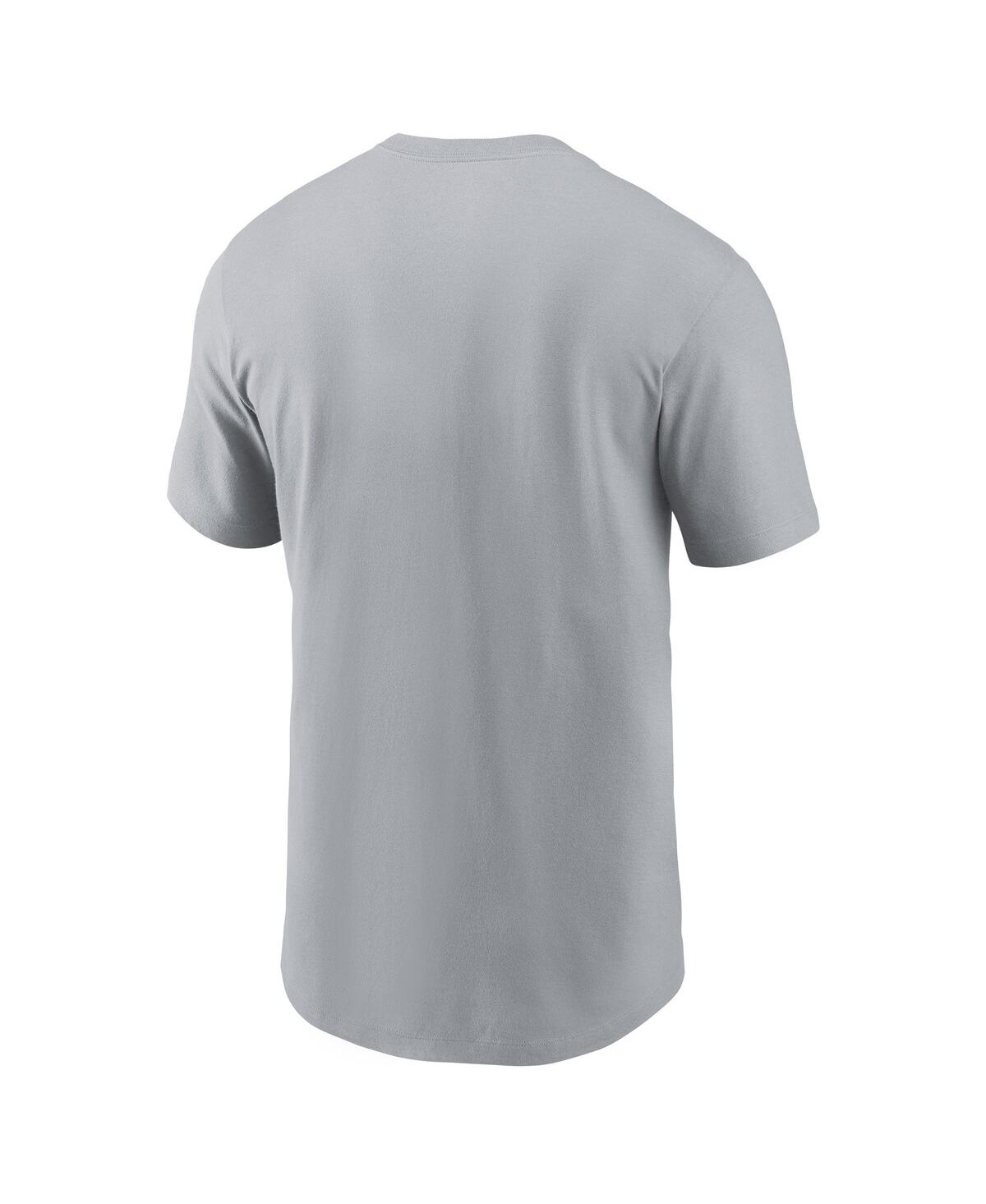 Shop Nike Men's  Gray San Francisco 49ers 2023 Nfl Playoffs Iconic T-shirt