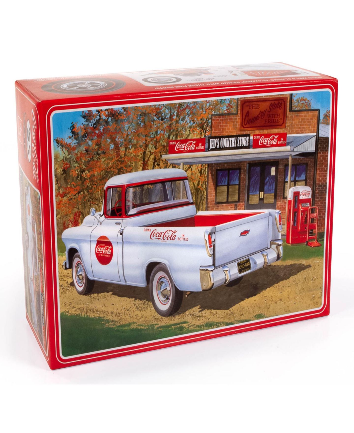 Детские конструкторы Round 2 1955 Chevy Cameo Pickup Coca-Cola Model Kit — фото 1