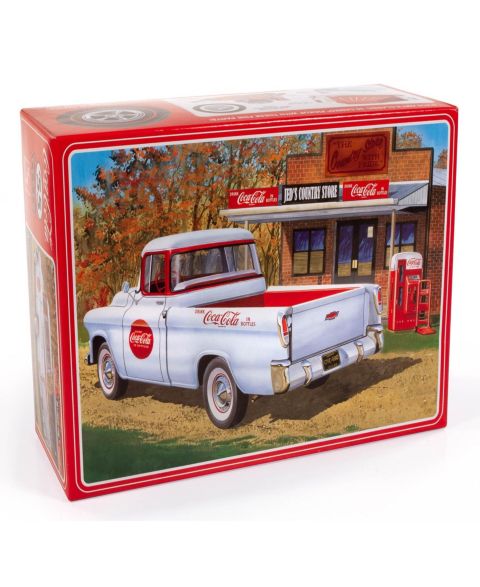 Детские конструкторы Round 2 1955 Chevy Cameo Pickup Coca-Cola Model Kit