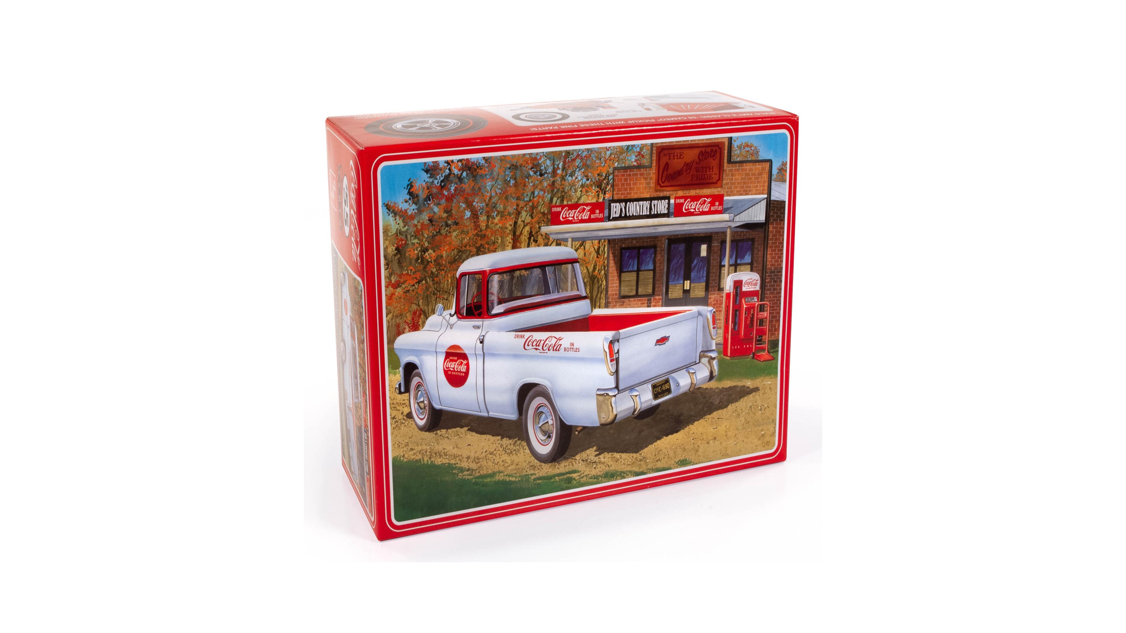 Round 2 1955 Chevy Cameo Pickup Coca-Cola Model Kit