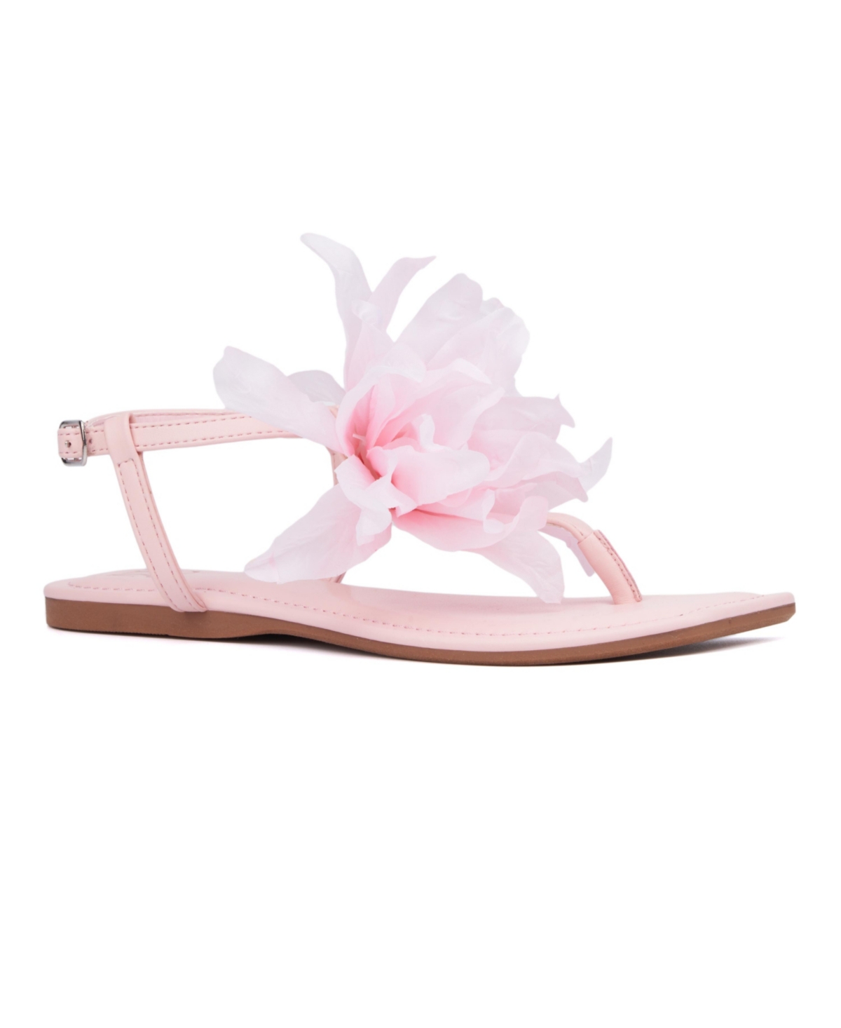 Women's Flower T-Strap Sandal - Bone