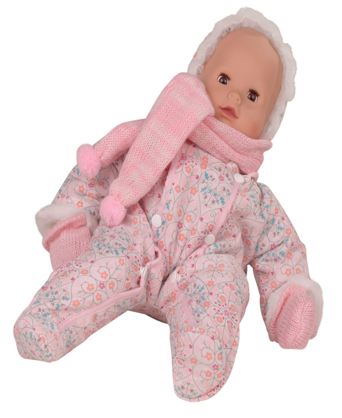 Shop Götz Winter Snow Suit With Scarf And Mittens In Multi