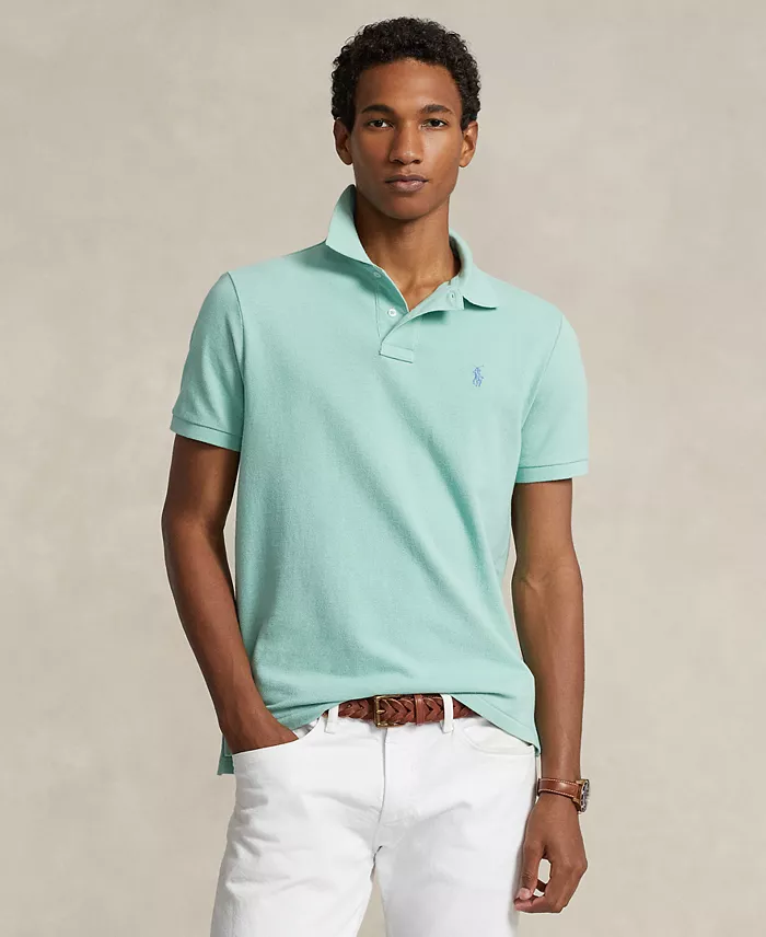 Men's Classic-Fit Mesh Polo Shirt