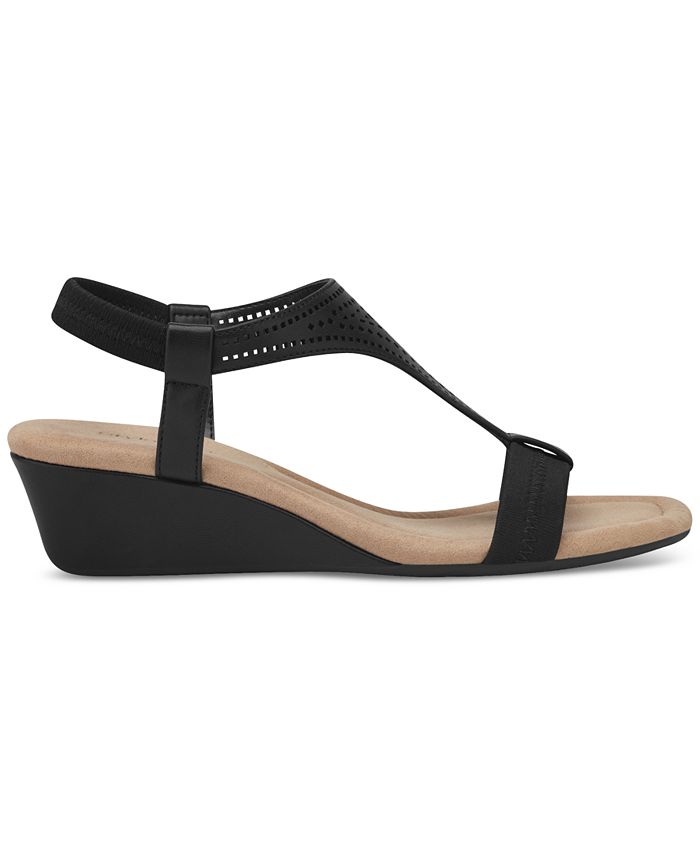 Style & Co Women's Step N Flex Vacanzaa Wedge Sandals, Created for Macy ...