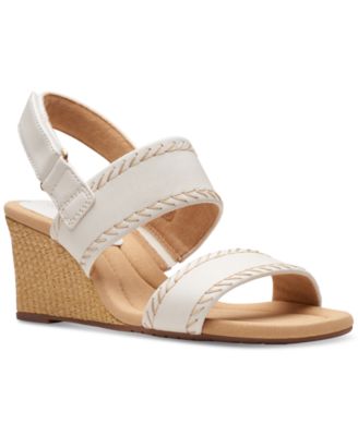Clarks - Kyarra Rose Espadrille Wedge Heel Sandals