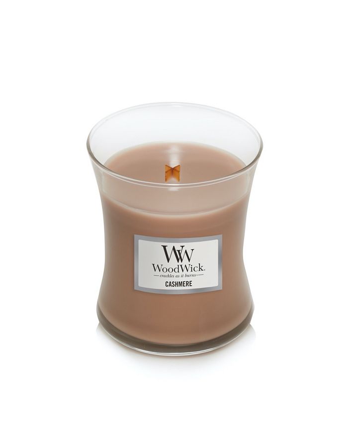WoodWick Candle WoodWick Cashmere Medium Hourglass Candle, 9.7 oz Macy's