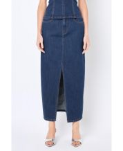 Long denim skirts macy's outlet