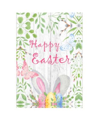 Happy Easter Rabbit Ears Garden Flag 12.5" x 18"