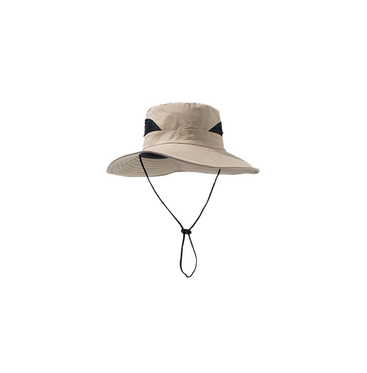 Unisex Wide Brim Quick-Dry Uv Protection Sun Fishing Hat - Olive