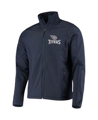 Men's Navy Tennessee Titans Sonoma Softshell Full-Zip Jacket