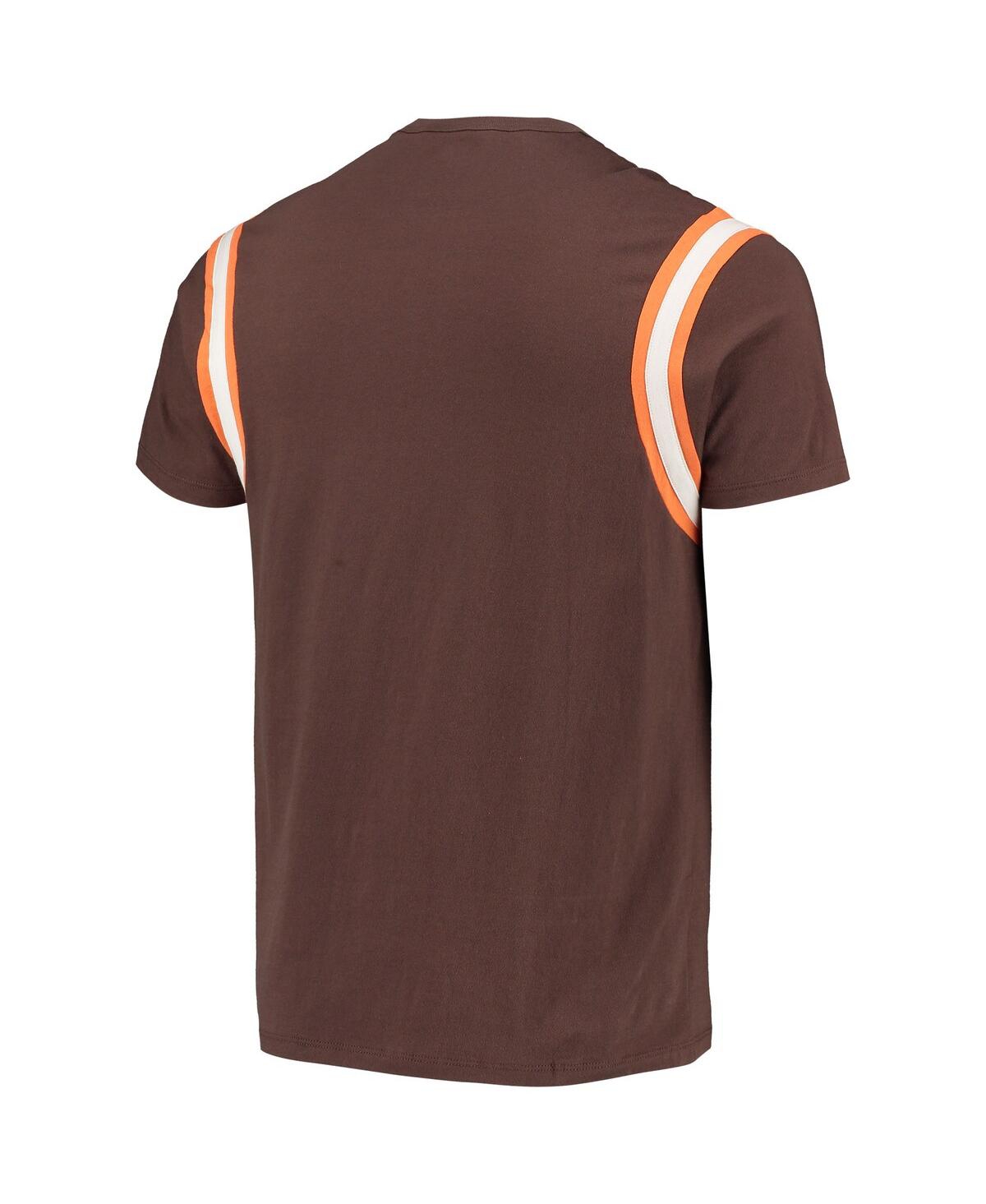 Men's '47 BrandDistressed Cleveland Browns Premier Point T-shirt - Brown