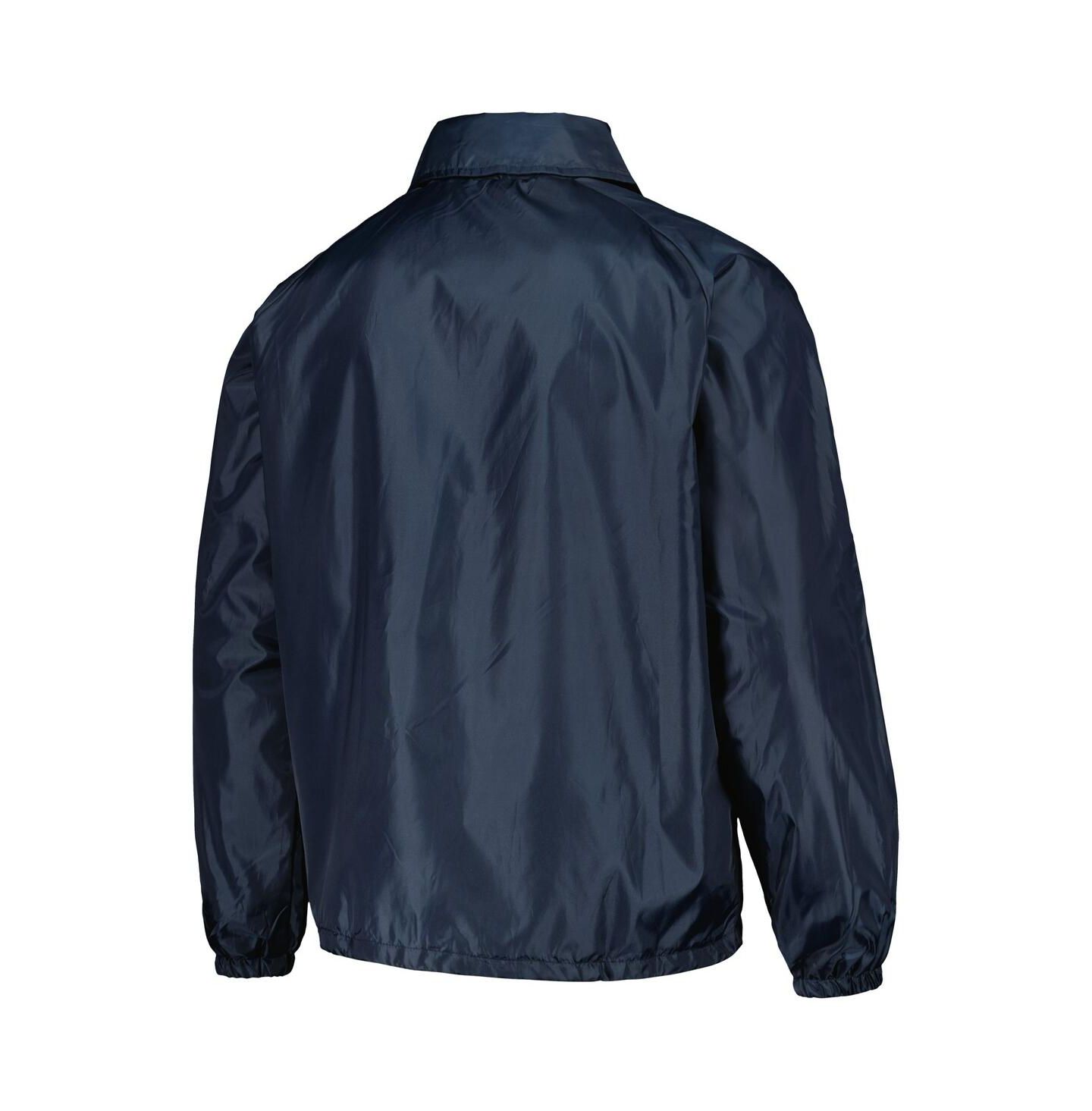 Мужская куртка Dunbrooke Navy Tampa Bay Rays Coach's Raglan Full-Snap Windbreaker — фото 2