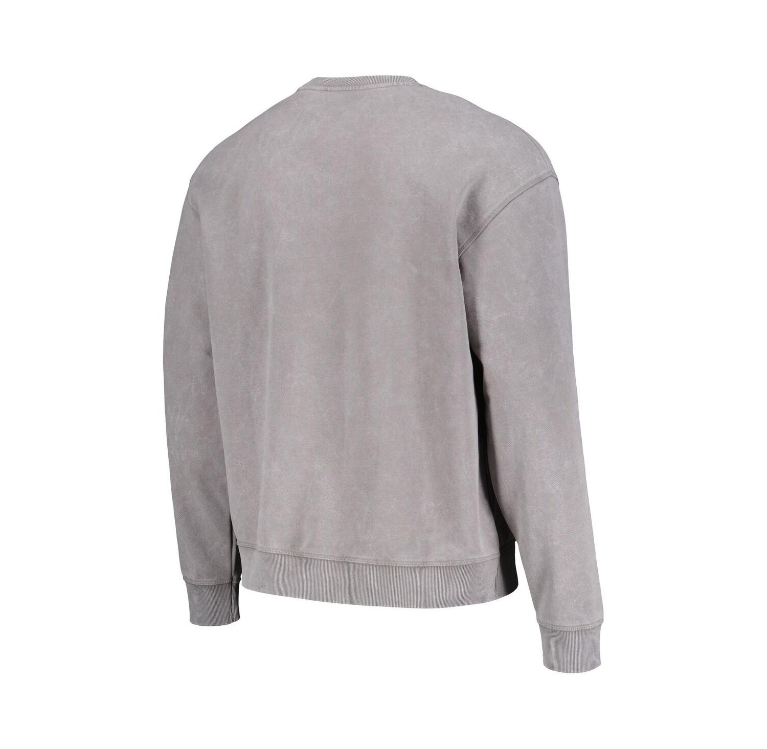 Men's and Women's Gray San Francisco 49ers Distressed Pullover Sweatshirt