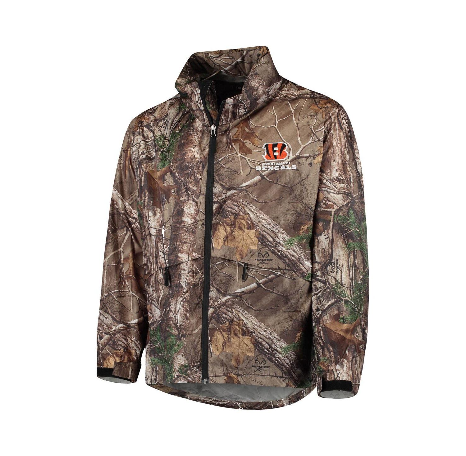 Men's Realtree Camo Cincinnati Bengals Circle Sportsman Water-Resistant Packable Full-Zip Jacket
