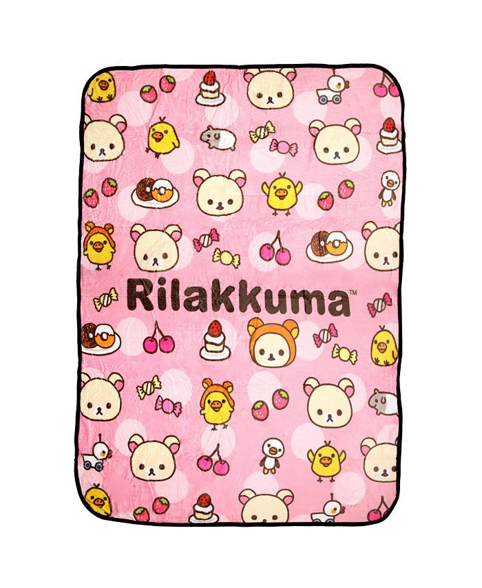 Sanrio SanX Rilakkuma Korilakuma And Kiiroitori Soft Plush Fleece