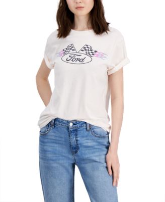Grayson Threads, The Label - Juniors' Cotton Ford Crewneck Tee